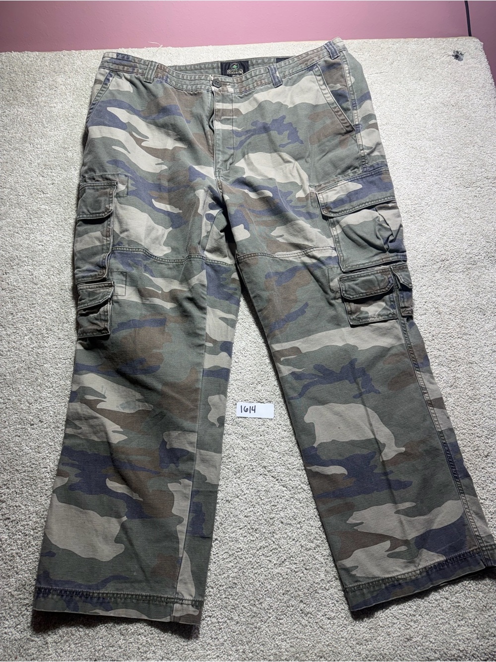 RedHead Pants Mens 42x30 Brown Green Camo Cargo Outdoor Hunting